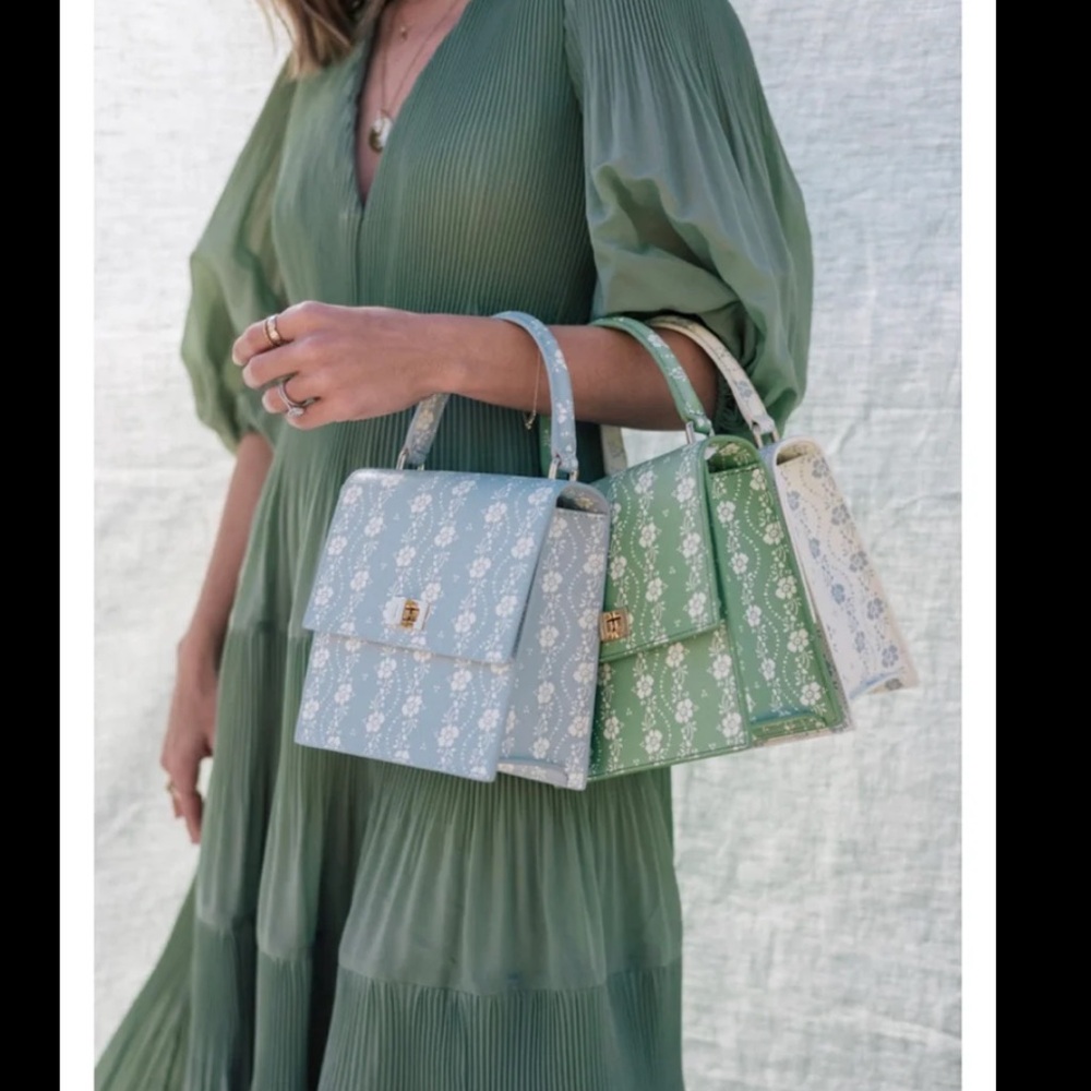 Julia Berolzheimer x Neely & Chloe Mini Lady Bag in Posy Mist